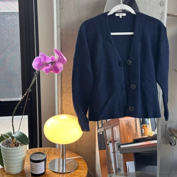 Madewell Cameron Ribbed Cardigan Sweater - Picture 2 of 8